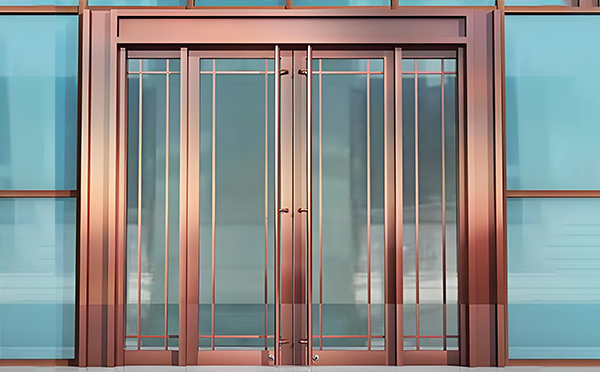 永寿玻璃地弹门